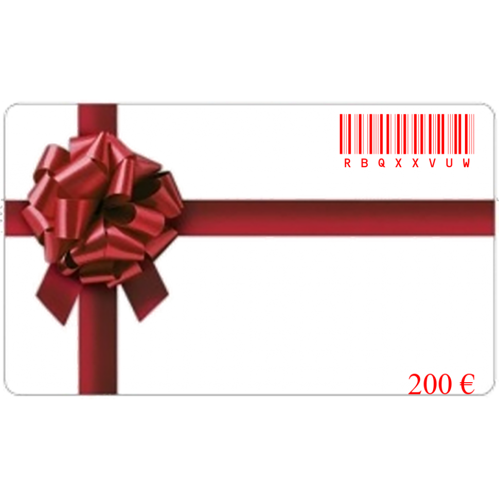 Carte cadeau 200 €
